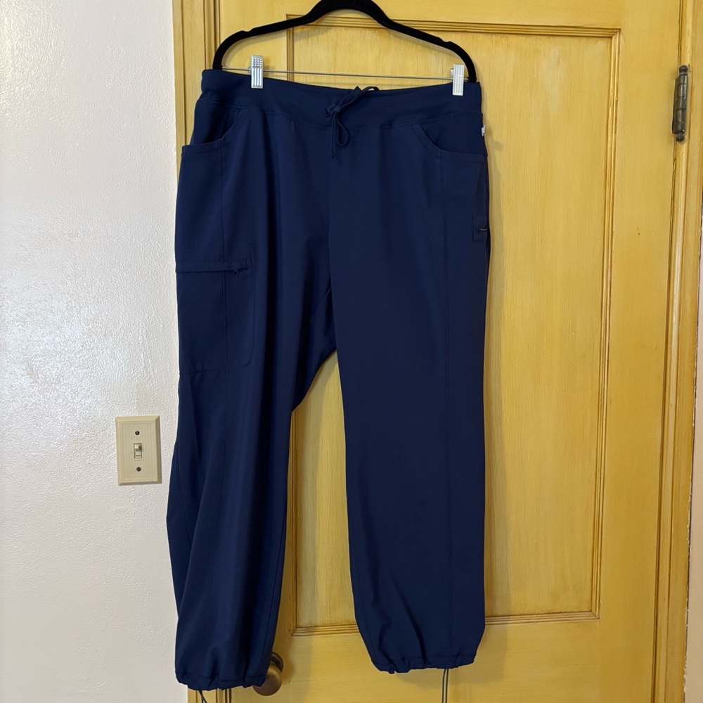 Cherokee Infinity Scrub Pants Blue Size Petite Extra Large P XL
